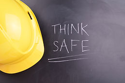 Work Place Safety Concept with safety eq